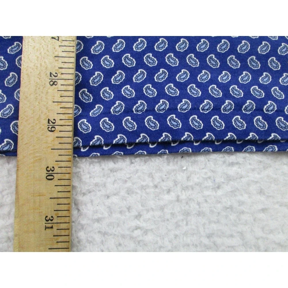 Polo‎ Ralph Lauren Shirt Mens Size XL TG Blue Geometric Classic Fit Cotton Golf